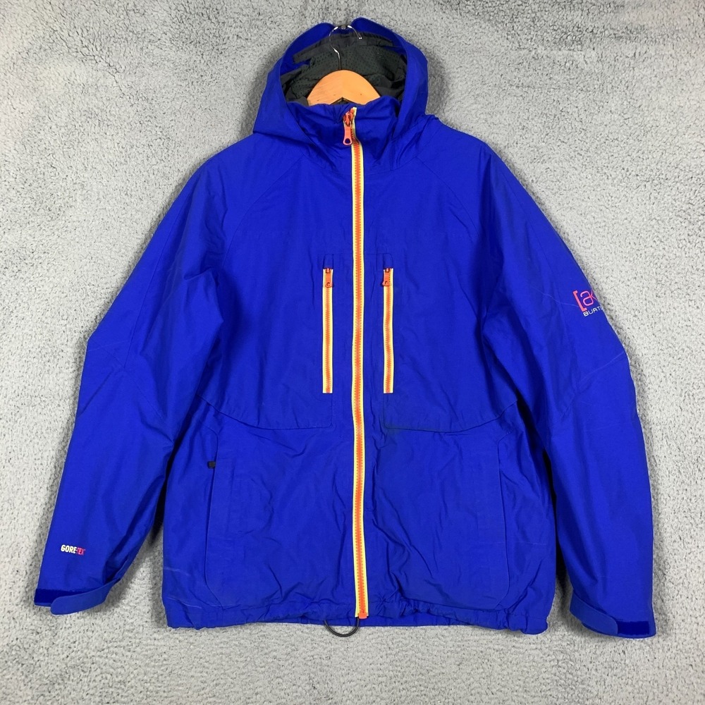 Burton AK Stagger Gore-Tex Jacket Men's Medium Blue Performance Shell Snowboard